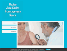 Tablet Screenshot of dermatologojuancarlosiruretagoyenasenra.com